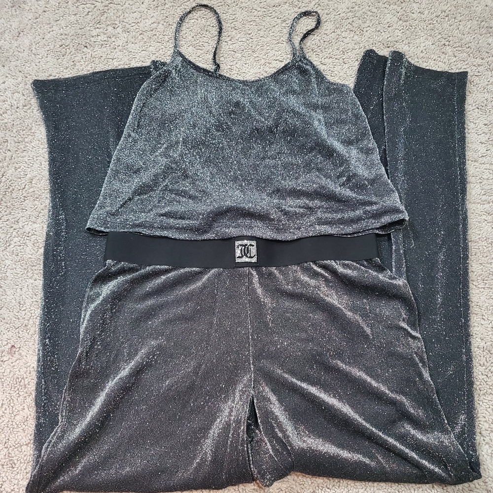 Juicy Couture Sparkly Black PJ Set